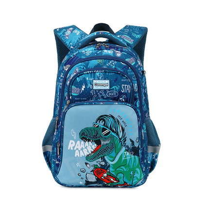 Primary School Student Schoolbag Boys Stylish And Lightweight Grade 1-3 Children Backpack