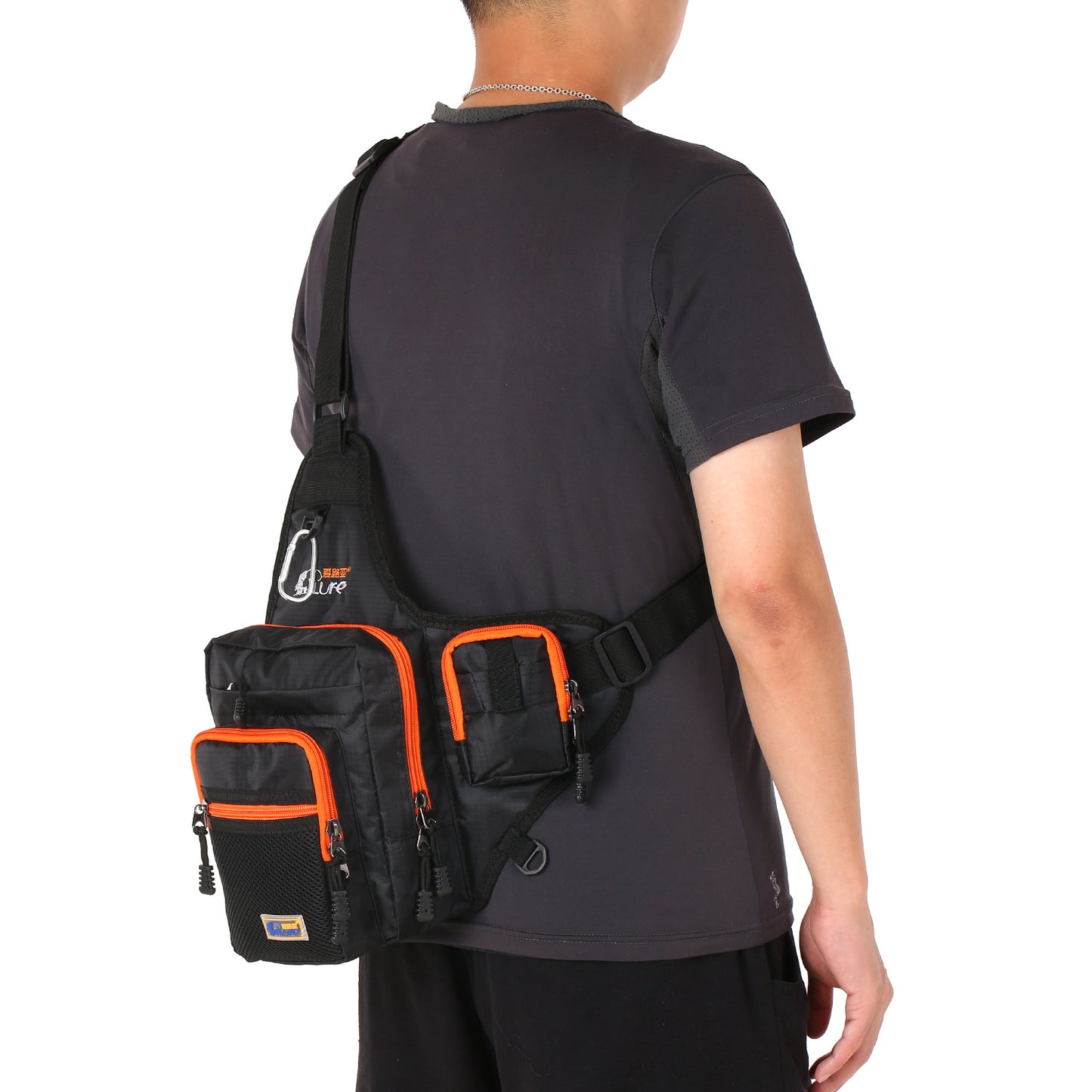 Wasserdichte Canvas Satteltasche - Multifunktionale Angeltasche für Fahrrad