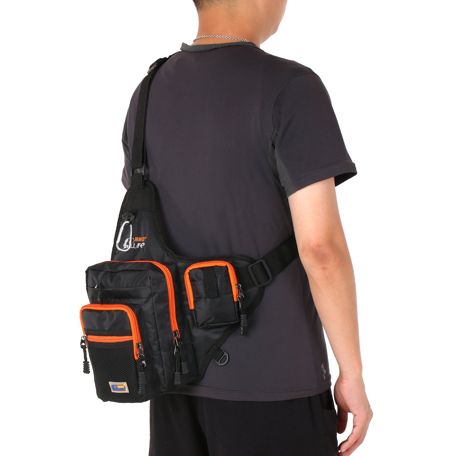 Wasserdichte Canvas Satteltasche - Multifunktionale Angeltasche für Fahrrad