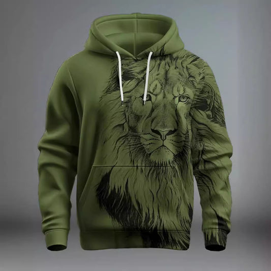 Modemarke Lion's Head 3D Hoodie Mode für Männer und Frauen