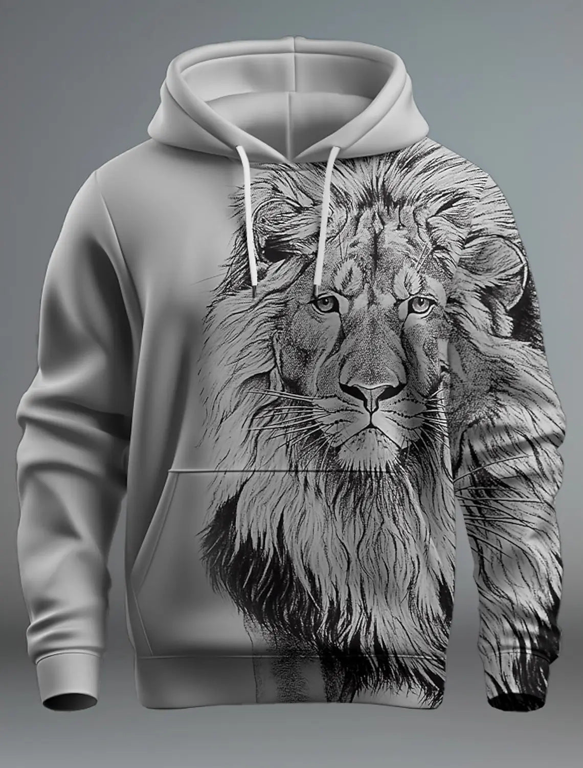 Modemarke Lion's Head 3D Hoodie Mode für Männer und Frauen