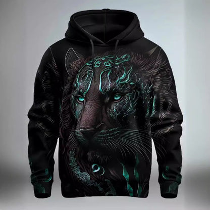 Modemarke Lion's Head 3D Hoodie Mode für Männer und Frauen