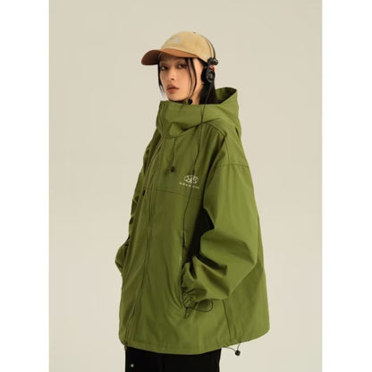 Outdoor Jacke Mantel Damen Sport Bergsteigen Outdoor Mechanischer Stil Wasserdicht Modemarke Mantel