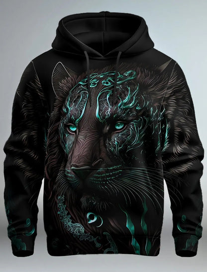 Modemarke Lion's Head 3D Hoodie Mode für Männer und Frauen