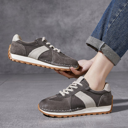 Retro Leder Sneaker Klassisch Casual