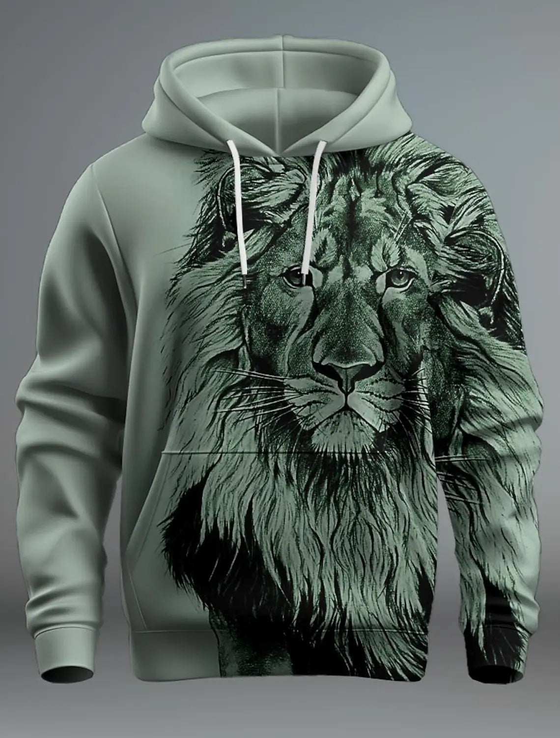 Modemarke Lion's Head 3D Hoodie Mode für Männer und Frauen