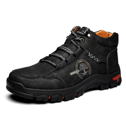 Herren Outdoor Wasserdicht Freizeitschuhe High-Top Bergsteigen