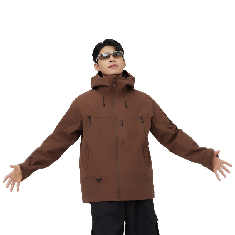 Herbst und Winter Outdoor halten warm wasserdicht Bergsteigen Angeln Camping Paar Jacke