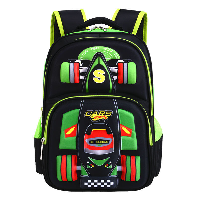 3D Auto Trolley Schultasche für Jungen - Grundschule