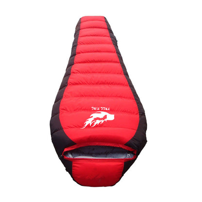 Daunenschlafsack Outdoor Einzelnaht Light