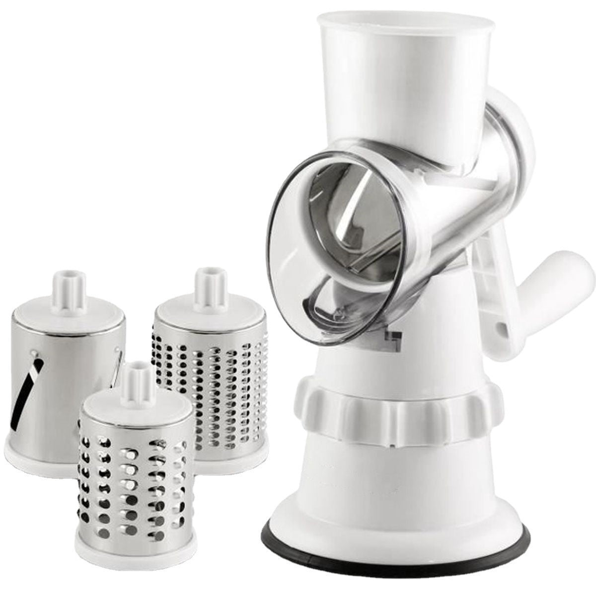 3-in-1 Gemüseschneider manuell – Reibe, Zerkleinerer & Mandoline