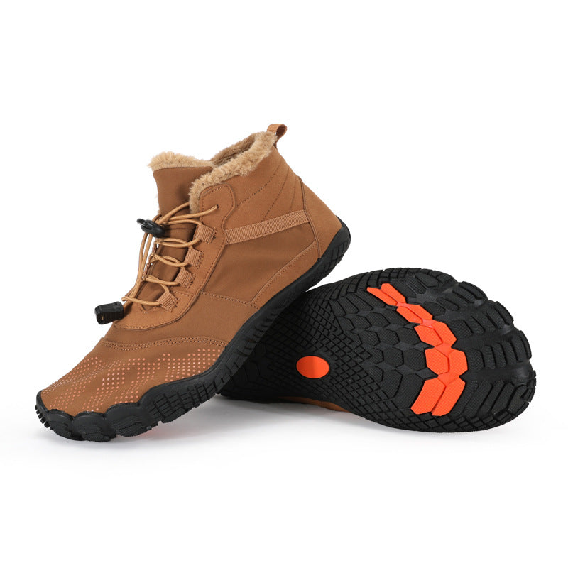 Sport-Radsport mit Fleece ausgekleidete, verdickte, rutsch feste, wasserdichte Wanderschuhe im Winter