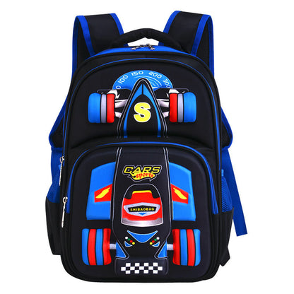 3D Auto Trolley Schultasche für Jungen - Grundschule