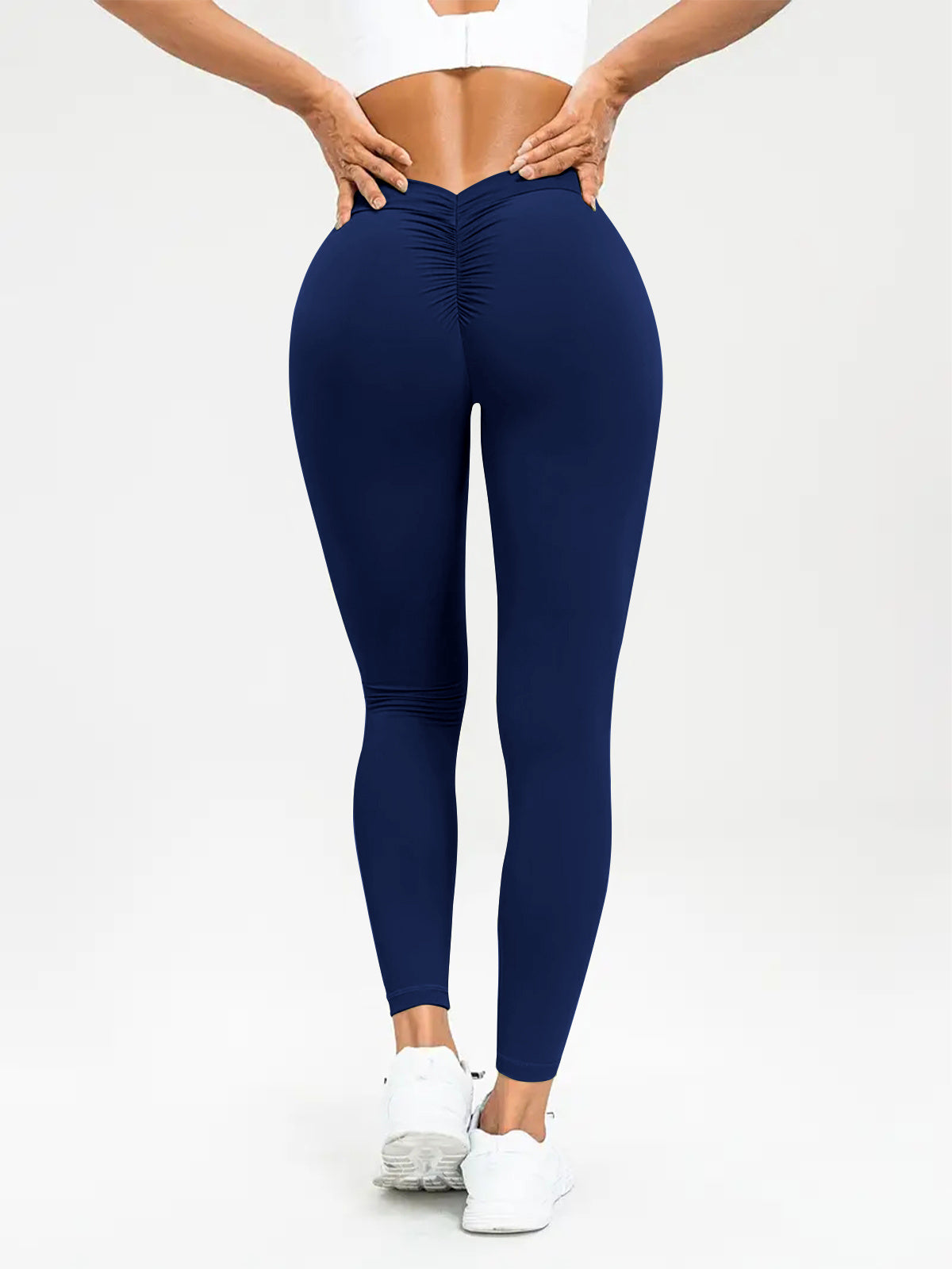 Hoch elastische Yoga-Hosen mit hoher Taille für Frauen