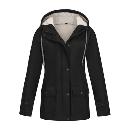 Damen Anorak Komposit Fleece-gefütterte wasserdichte Jacke