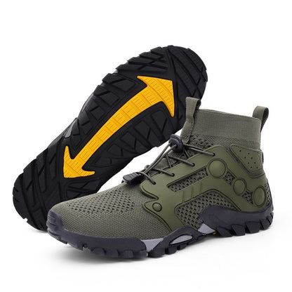 Outdoor Große Wanderschuhe Herren Leichtes High-Top