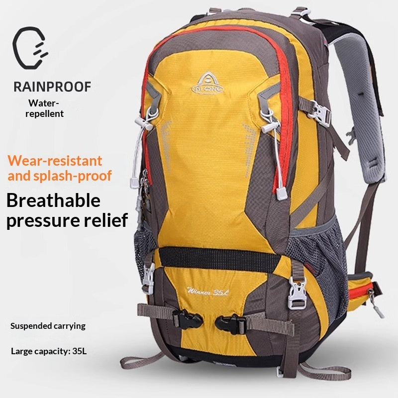 Ai Wang Outdoor Sports Wander- und Trekking-Multifunktionsrucksack aus ultraleichtem Oxford-Gewebe, Unisex, 35 Liter Fassungsvermögen