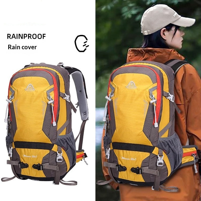 Ai Wang Outdoor Sports Wander- und Trekking-Multifunktionsrucksack aus ultraleichtem Oxford-Gewebe, Unisex, 35 Liter Fassungsvermögen