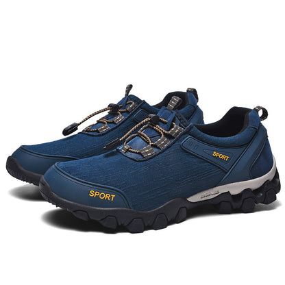 Outdoor Men's Hiking Shoes Waterproof Canvas Casual