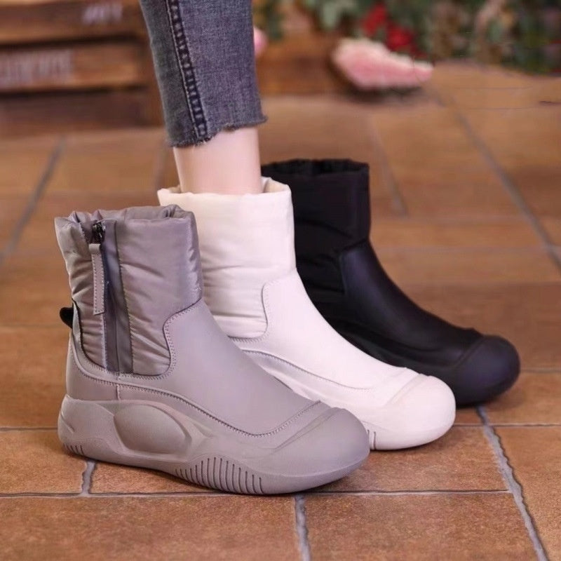 Damen Winterstiefeletten Plüsch Wasserdicht