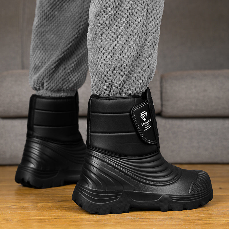 Winter Fleece Gefügte Gepolsterte Warm Halten High-Top Erhöhen Die Unterseite Herren Baumwollschuhe