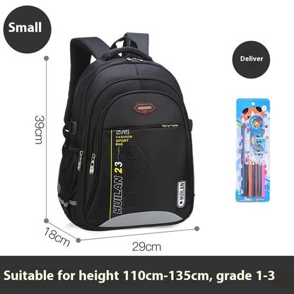 Primary School Student Schoolbag Male Grade 1-3-6 Schoolbag